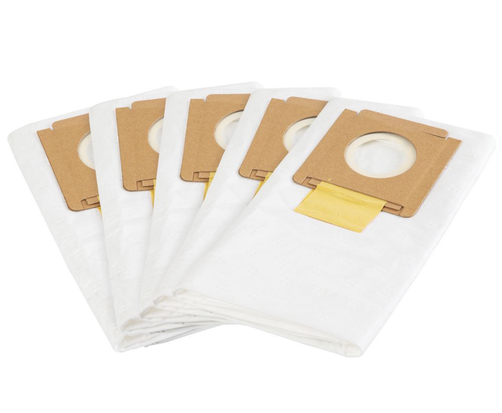 Image of Titan 20lLtr M-Class Dry Vacuum Filter Bags 5 Pack 