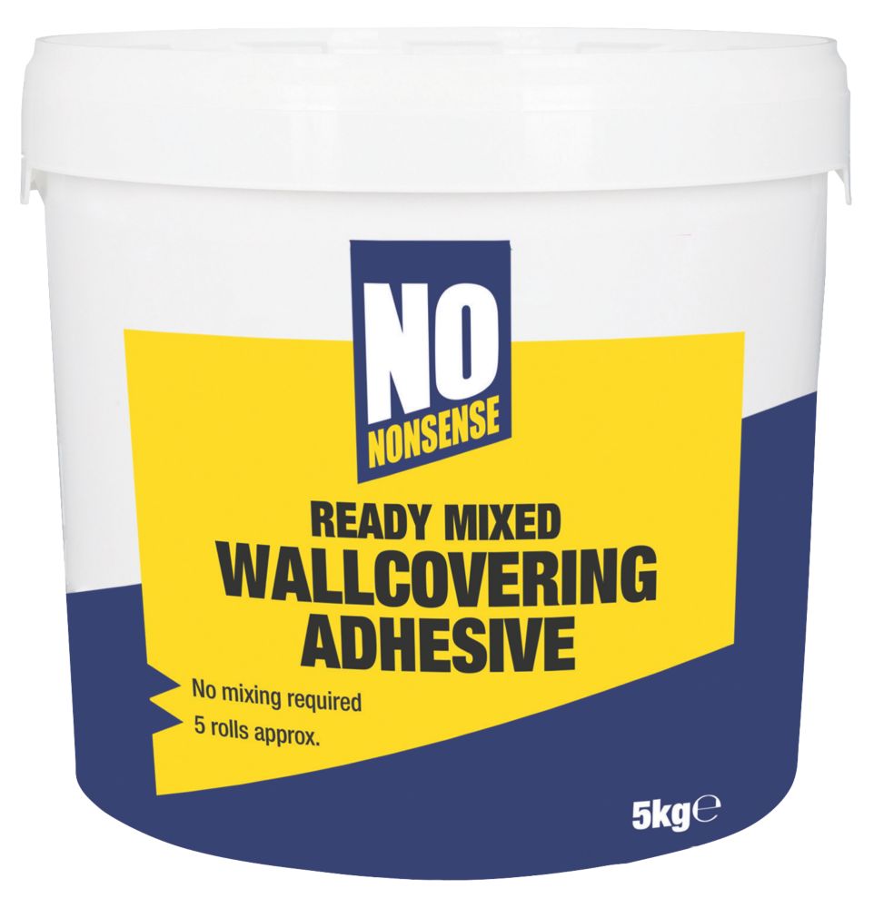 Image of No Nonsense Extra Strong Ready-Mixed Wallpaper Adhesive 5 Roll Pack 