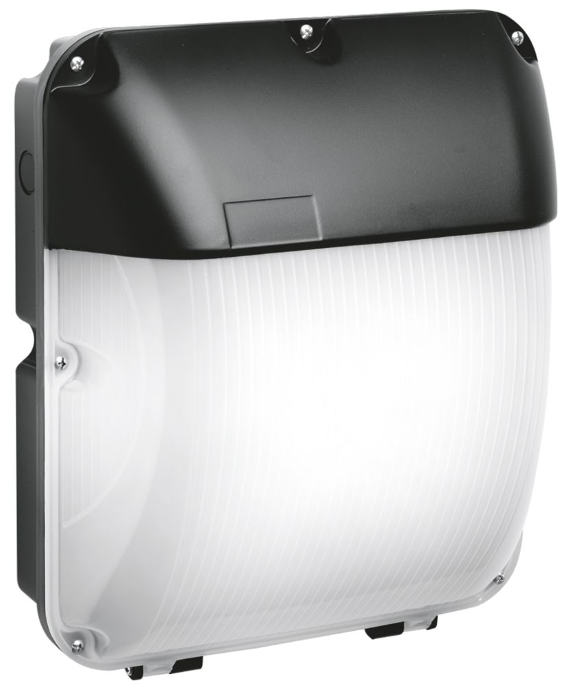 Image of Aurora UtiliteXL Outdoor Maintained Emergency Curved LED Surface Mounted Bulkhead Black 30W 2550lm 