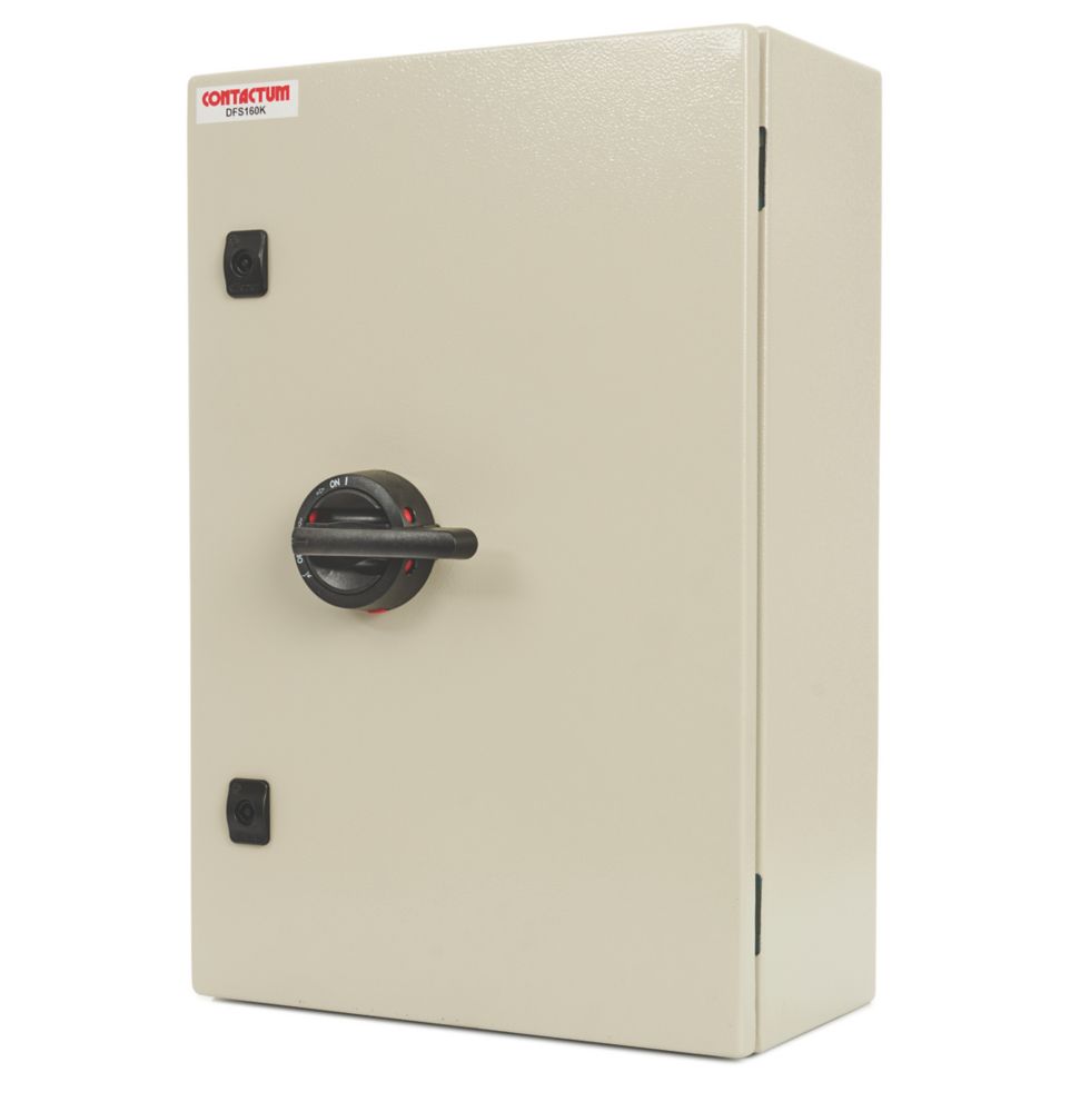Image of Contactum DFS160K 160A 3P+N+E Fused 3-Phase Enclosed Switch Fuse 