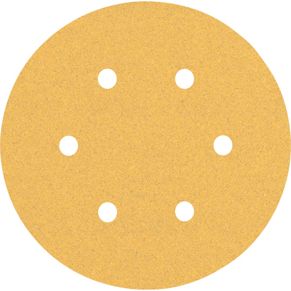 Image of Bosch Expert C470 Sanding Discs 6-Hole Punched 150mm 100 Grit 50 Pack 