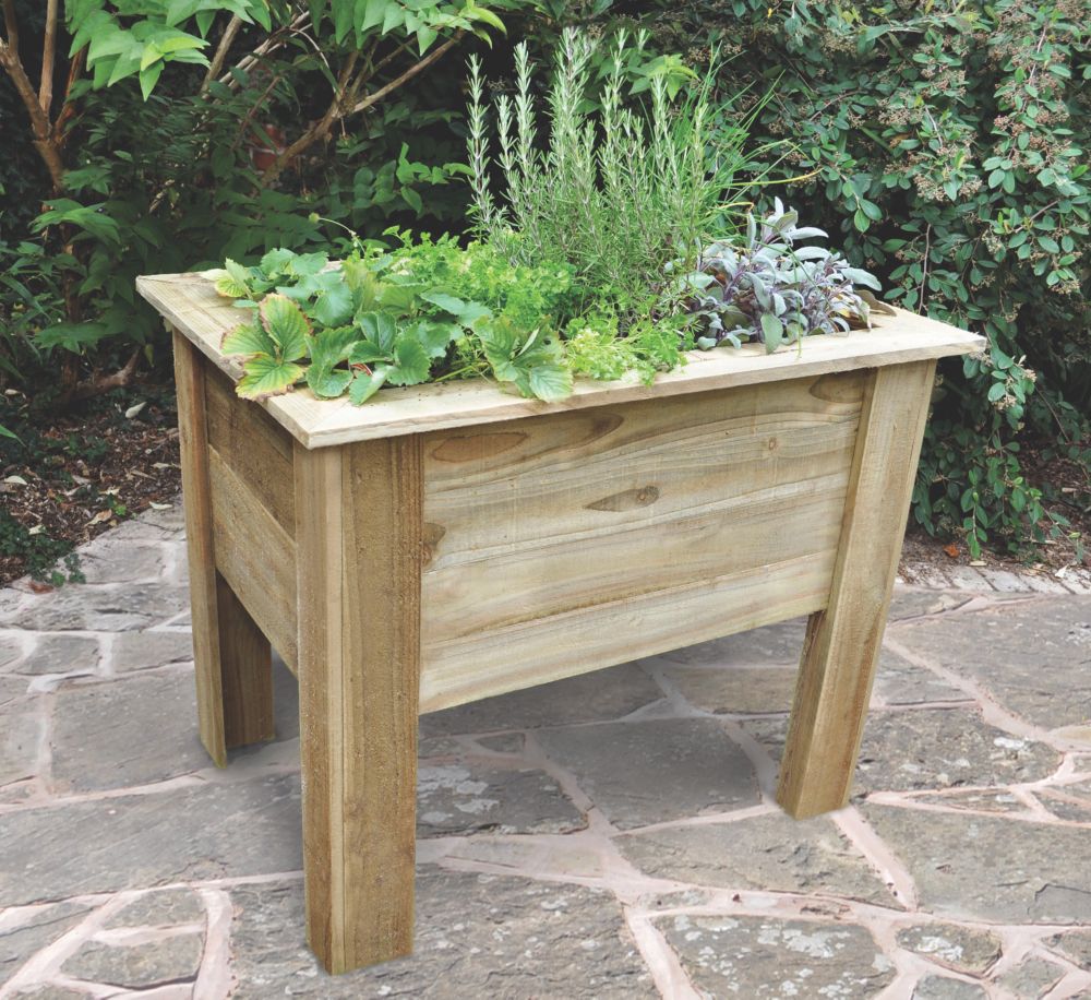 Image of Forest Rectangular Deep Root Planter 1000mm x 700mm x 798mm 
