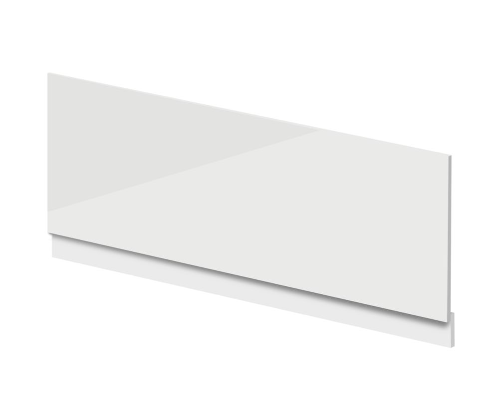 Image of Highlife Bathrooms Adjustable Front Bath Panel 1500mm Gloss White 