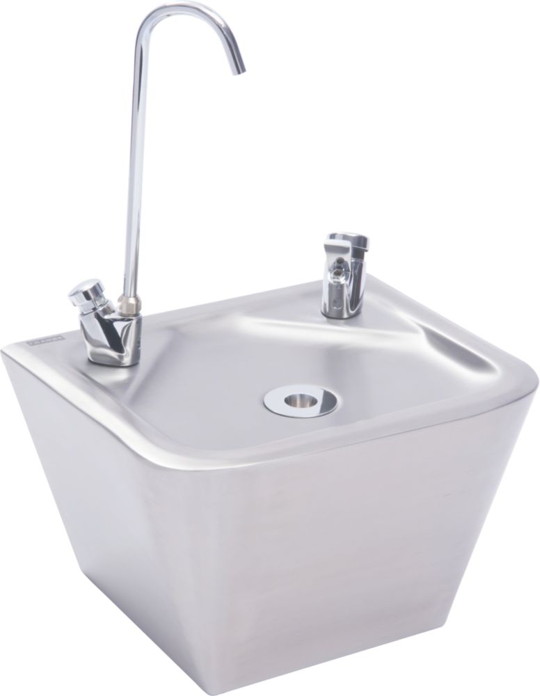 Image of Wall-Mounted Bubbler Water Fountain 312mm x 258mm x 487mm 