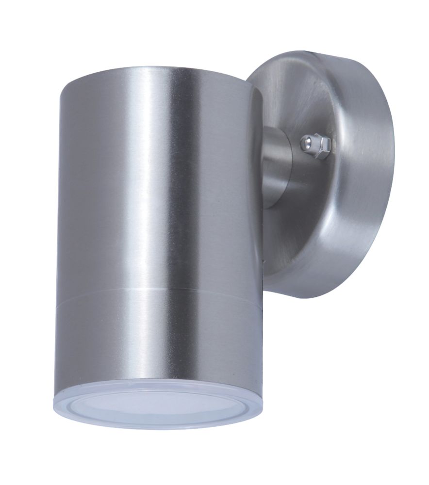 Image of LAP Outdoor LED Wall Light Down Projection Silver 4.3W 380lm 