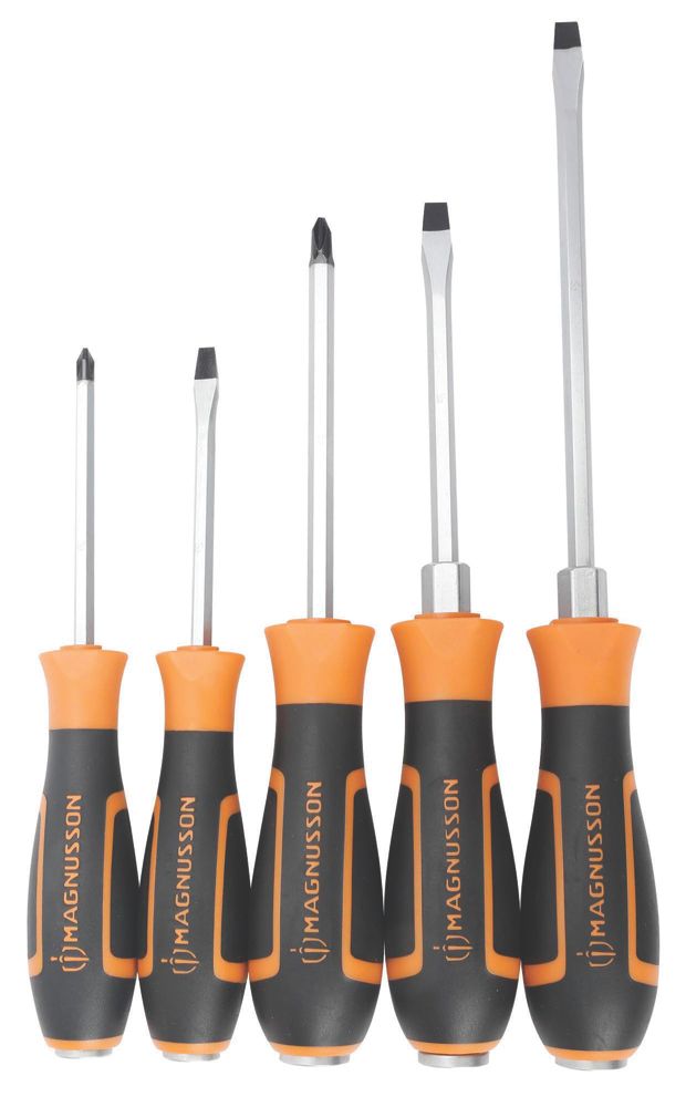 Image of Magnusson Mixed Chisel Screwdriver Set 5 Pcs 