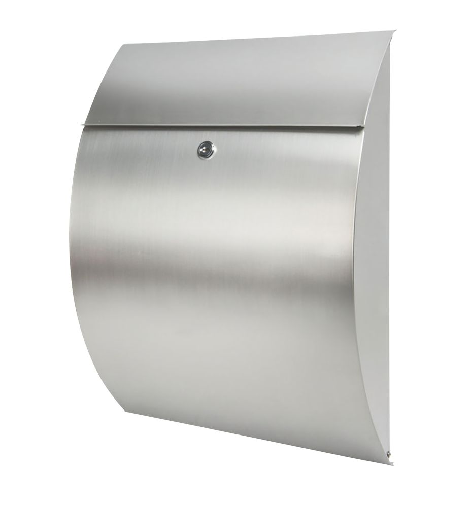 Image of Burg-Wachter Riviera Post Box Grey Metallic 