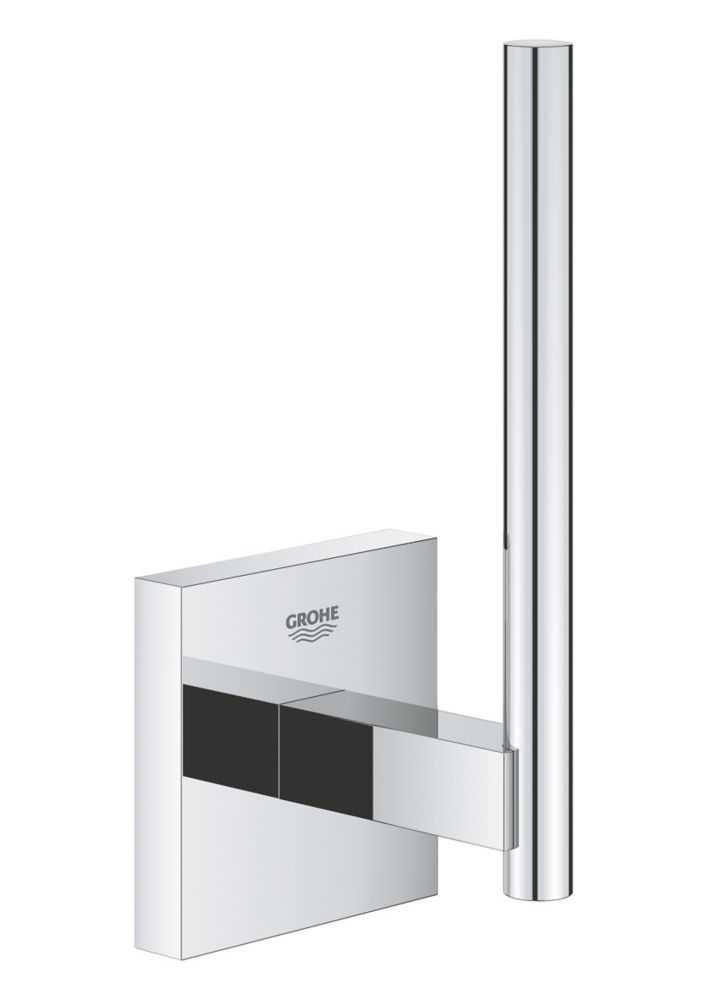 Image of Grohe Start Cube Spare Toilet Paper Holder Chrome 