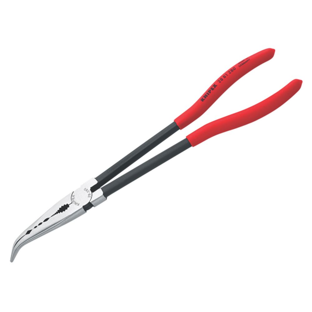 Image of Knipex Long Reach Bent Pliers 10.9" 