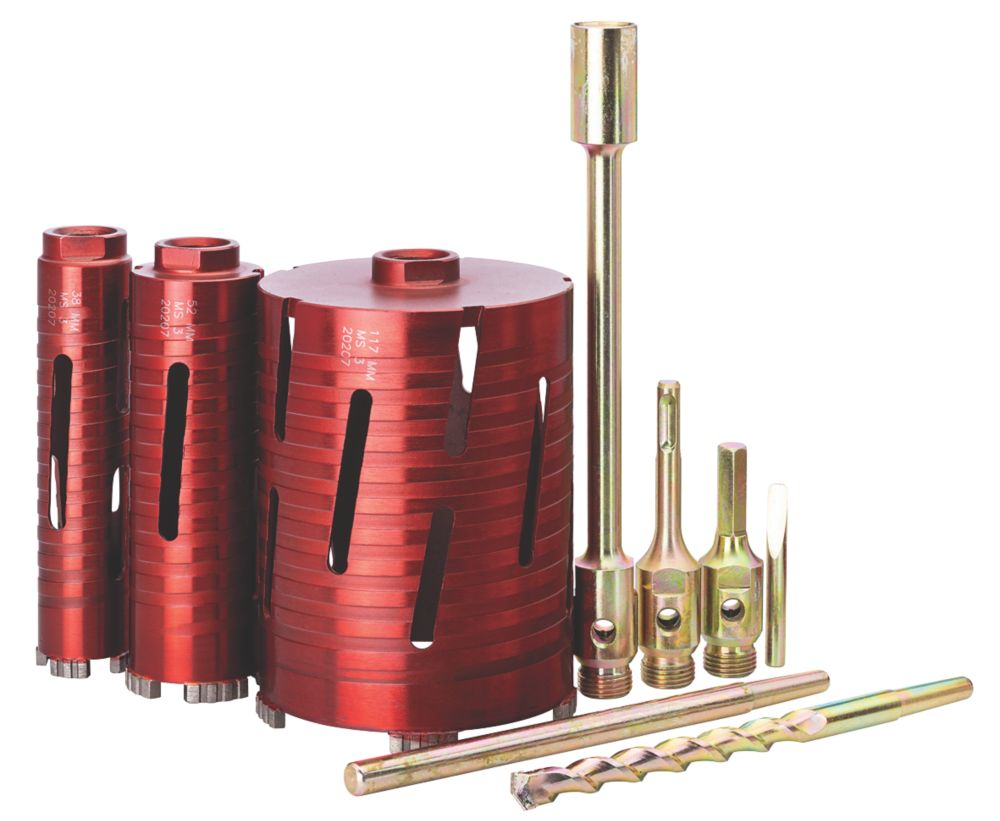 Image of OX Maestro Diamond Core Drill Kit 3 Cores 