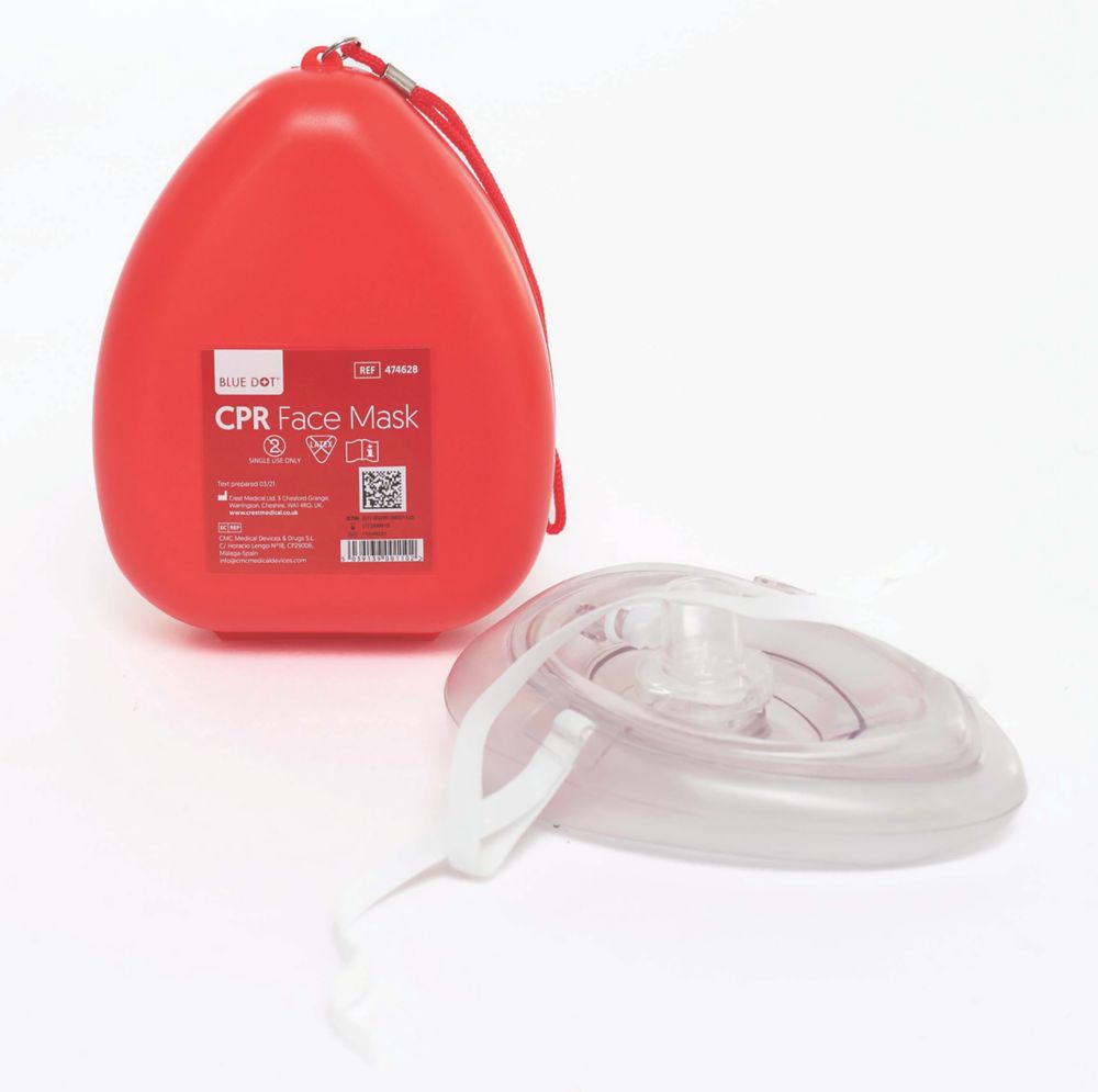 Image of Wallace Cameron CPR Blue Dot Pocket Face Mask 