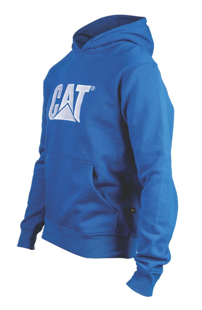 Image of CAT Trademark Hooded Sweatshirt Memphis Blue Small 36-38" Chest 