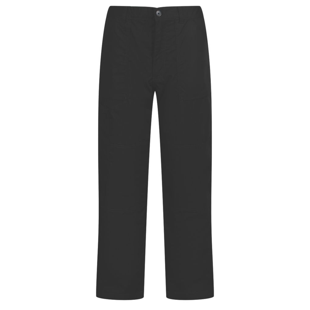 Image of Regatta Lined Action Trousers Black 34" W 29" L 