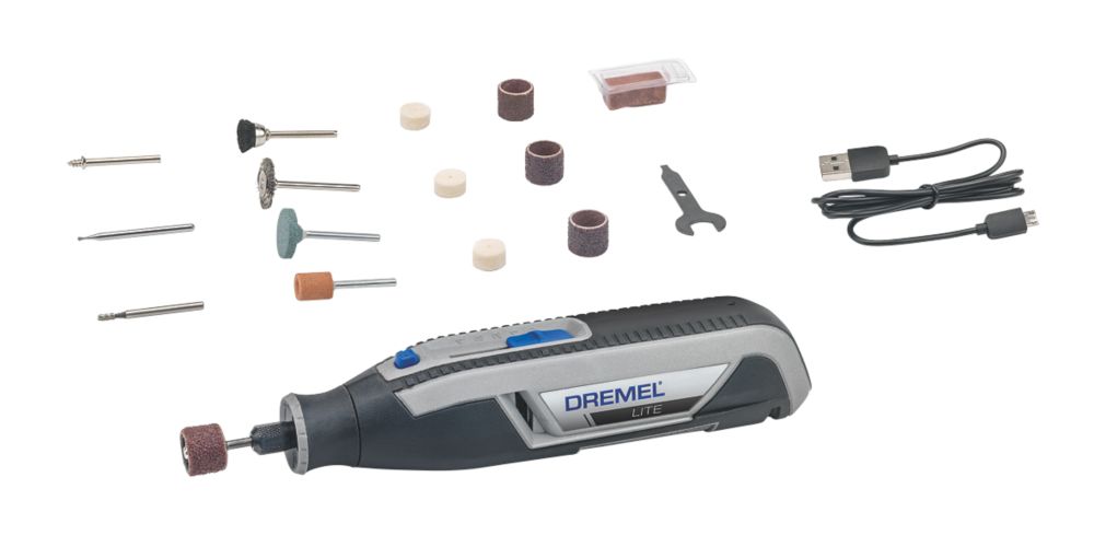Image of Dremel LITE 7760-15 12V 1 x 2.0Ah Li-Ion Cordless Multi-Tool Kit 