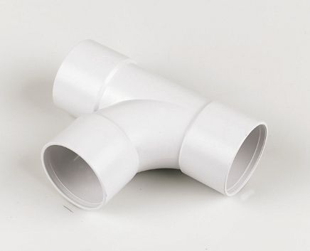 Image of FloPlast Equal Tees White 40mm 3 Pack 
