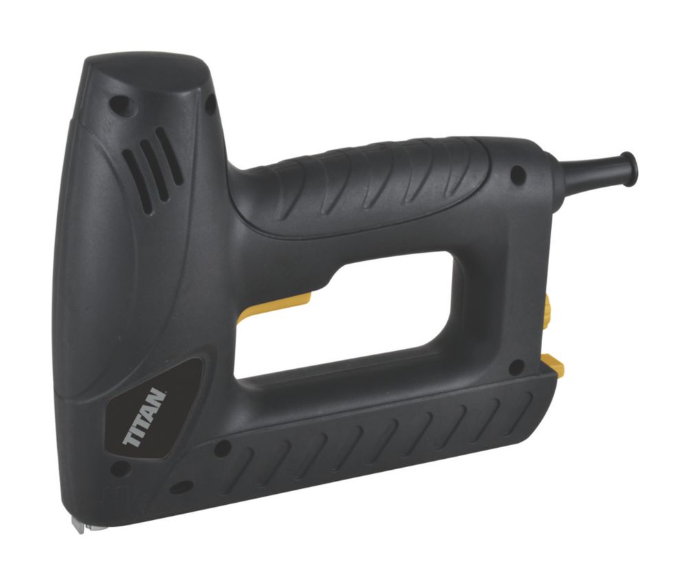 Image of Titan TTB515STP 15mm Second Fix Electric Nail Gun / Stapler 240V 