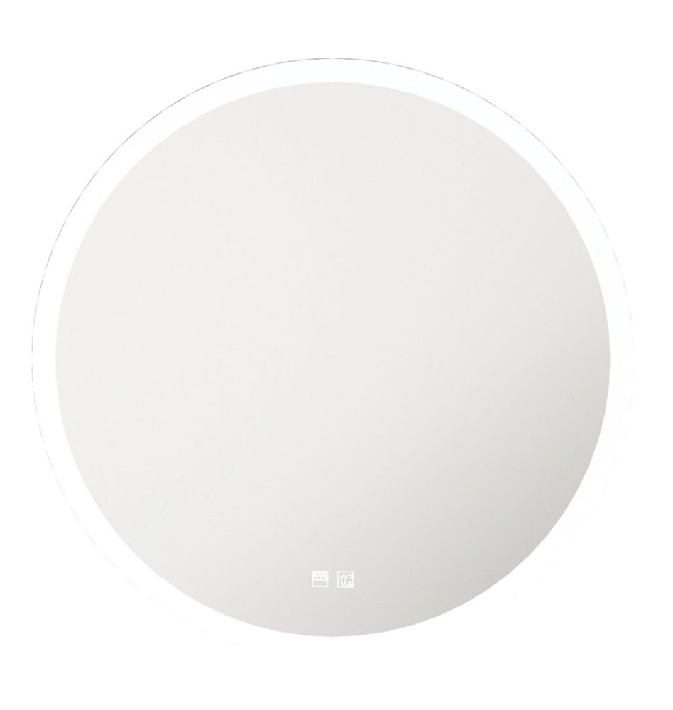 Image of Light Tech Mirrors Sofia Round Illuminated LED Mirror With 3000lm LED Light 600mm x 600mm 