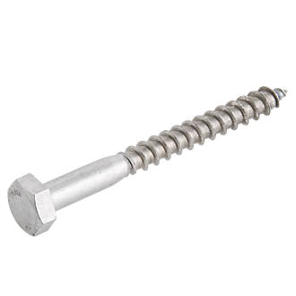 Image of Easydrive Hex Bolt Self-Tapping Coach Screws 10mm x 100mm 10 Pack 