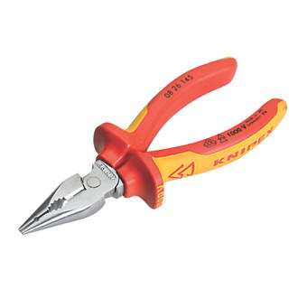 Image of Knipex VDE Needle-Nose Combi Plier 5 3/4" 
