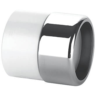 Image of McAlpine ABS42/43G-CB Compression Connector White / Chrome 1 1/2" x 42 / 43mm 