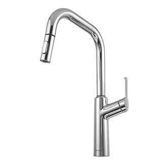 Image of Clearwater Santor SAN20CP Single Lever Tap with Twin Spray Pull-Out Chrome 