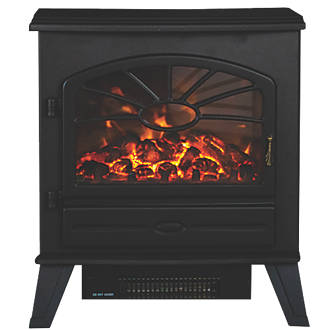 Image of Focal Point ES3000 Black Electric Stove 510mm x 560mm 