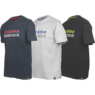 Image of Dickies Rutland Short Sleeve T-Shirt Set Assorted Colours X Small 46 1/2" Chest 3 Pieces 