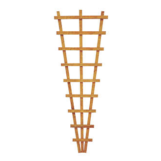 Image of Forest Softwood Fan Trellis 2' x 6' 5 Pack 
