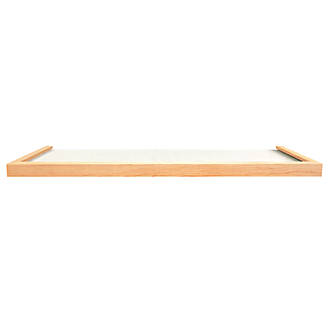 Image of Focal Point Pine Effect Large Hearth Tray 380mm x 1370mm 