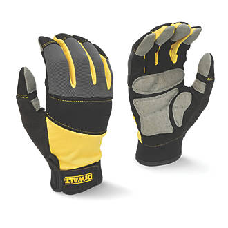 Image of DeWalt DPG215L General Purpose Gloves Black / Yellow / Grey Large 