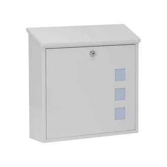 Image of Burg-Wachter Aire Post Box White Powder-Coated 