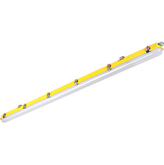 Image of Luceco Site Climate Single 5ft LED Emergency Batten Fitting 25W 3000lm 110V 