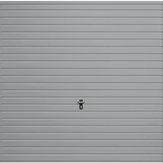 Image of Gliderol Horizontal 7' x 6' 6" Non-Insulated Framed Steel Up & Over Garage Door Light Grey 