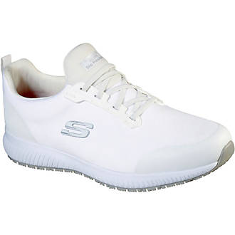 Image of Skechers Squad SR Myton Metal Free Non Safety Shoes White Size 7 