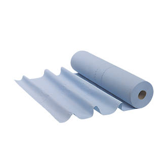 Image of Kimberly-Clark Professional Scott Couch Cover / Wiper Rolls Blue 2-Ply 0.38 x 102m 6 Pack 