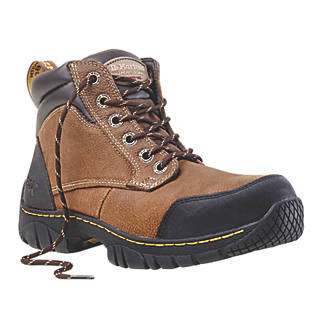 Image of Dr Martens Riverton Safety Boots Brown Size 8 