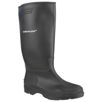 Image of Dunlop Non Safety Pricemaster 380PP Non Safety Wellingtons Black Size 11 