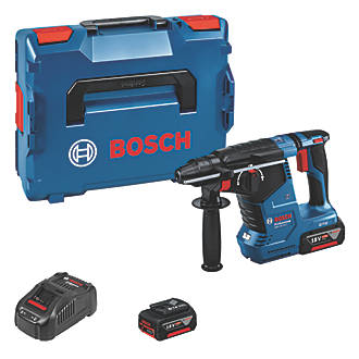 Image of Bosch GBH 18V-24 C 3.2kg 18V 2 x 5.0Ah Li-Ion Coolpack Brushless Cordless SDS Drill 