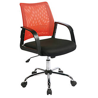 Image of Nautilus Designs Calypso Medium Back Task/Operator Chair Orange 