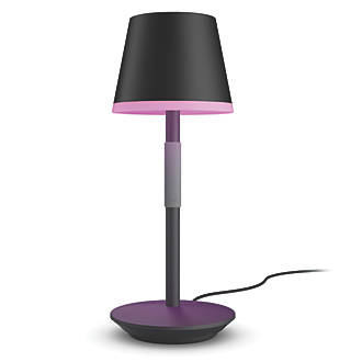Image of Philips Hue Go LED Portable Table Lamp Black 6W 