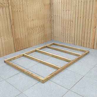 Image of Forest 7' x 5' Timber Shed Base 