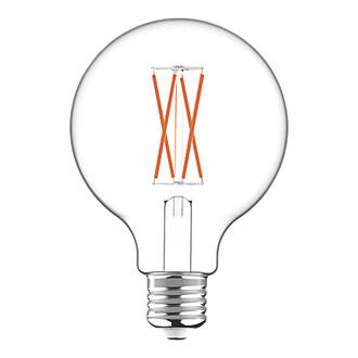 Image of LAP ES G95 LED Virtual Filament Light Bulb 470lm 2.2W 