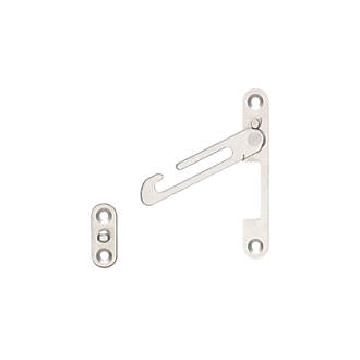Image of Mila Window Restrictor Brushed Stainless Steel 100mm 