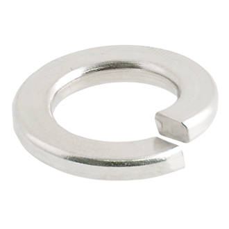 Image of Easyfix A2 Stainless Steel Split Ring Washers M6 x 1.6mm 100 Pack 