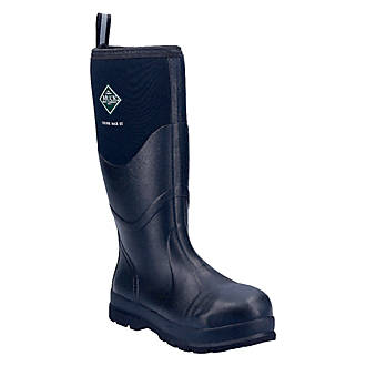 Image of Muck Boots Chore Max Safety Wellies Black Size 8 