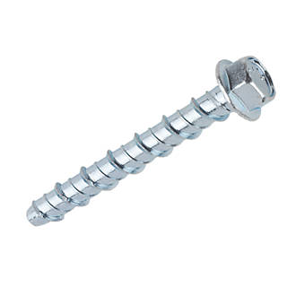 Image of Easyfix Bright Zinc-Plated Carbon Steel Concrete Bolts M10 x 120mm 10 Pack 
