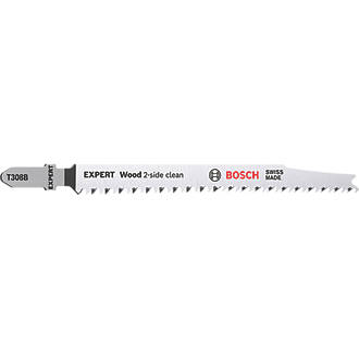 Image of Bosch Expert T 308 B Wood 2-Side Jigsaw Blades 117mm 5 Pack 