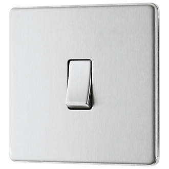 Image of LAP 20A 16AX 1-Gang Intermediate Switch Brushed Stainless Steel 