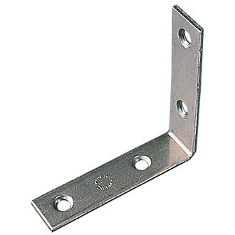 Image of Corner Braces Zinc-Plated 77mm x 77mm x 16.5mm 10 Pack 