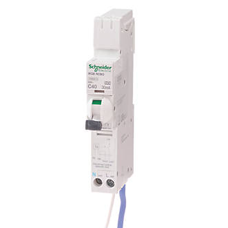 Image of Schneider Electric iKQ 40A 30mA SP & N Type C 3-Phase RCBOs 